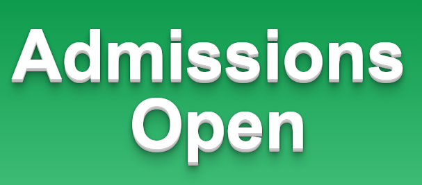 Admissions Open
