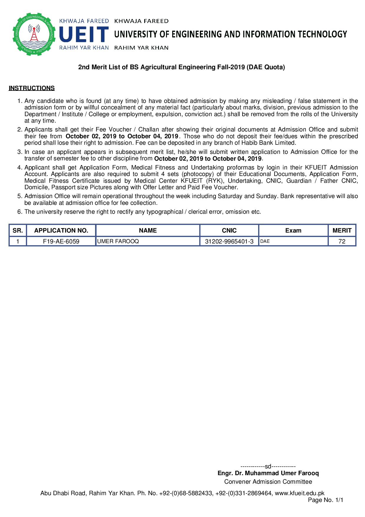 BS Agricultural Engineering Fall-2019 (DAE Quota)-page-001