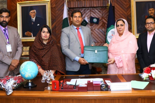 MoU signing ceremony with First Women Bank on 15th February 2021.