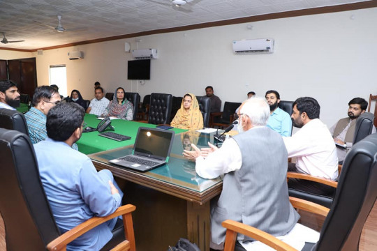 A meeting on Quality Education and academic matters