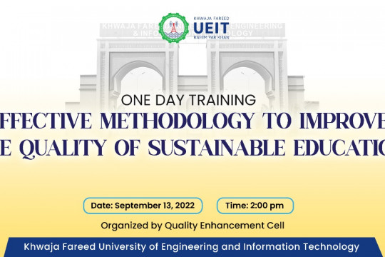 One Day Training Effective Methodology To Improve The Quality of Sustainable Education