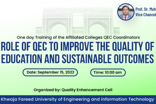 One Day Training of Affiliated Colleges QEC Coordination