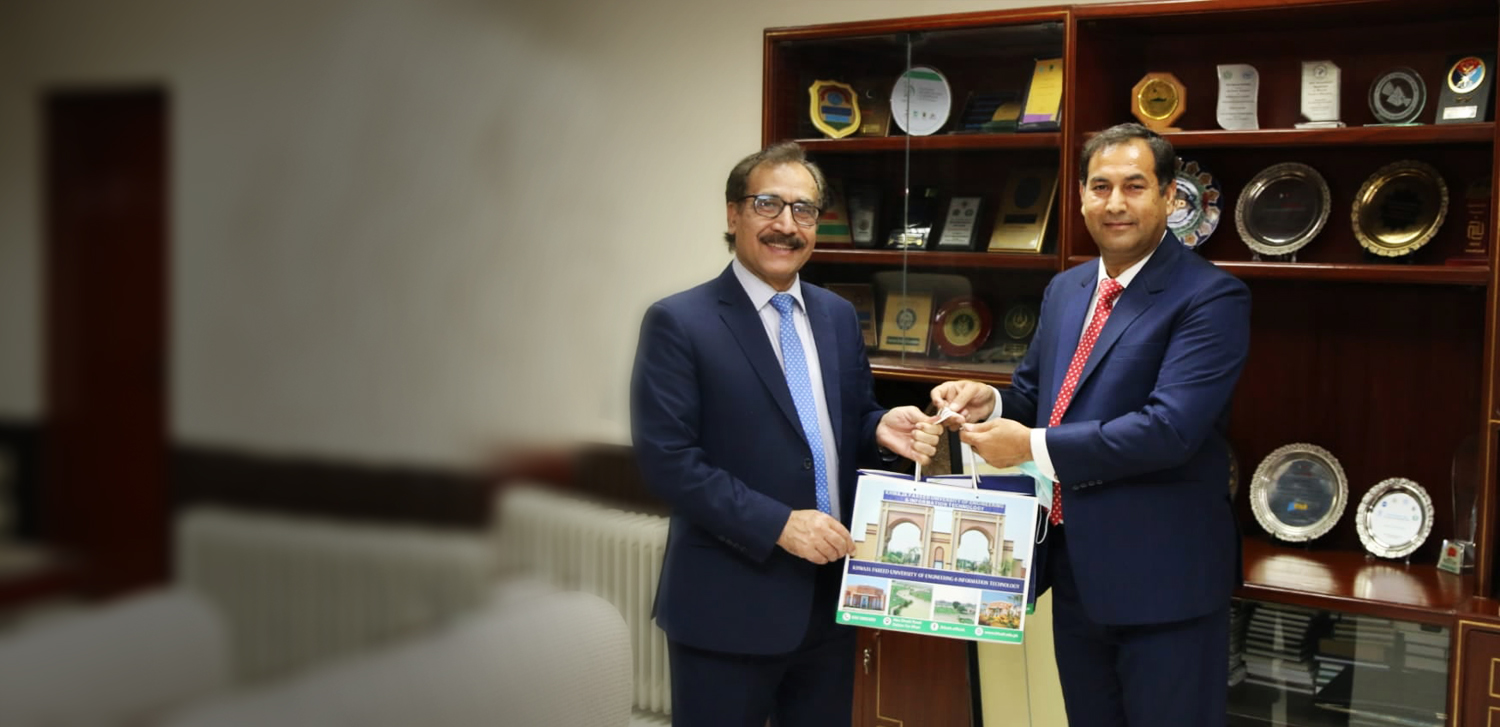 Vice Chancellor KFUEIT paid a visit to Chairman Pakistan Science Foundation