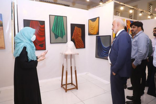 Legacy · Fine Arts and Textile Design Exhibition Showcases Student Creativity at KFUEIT