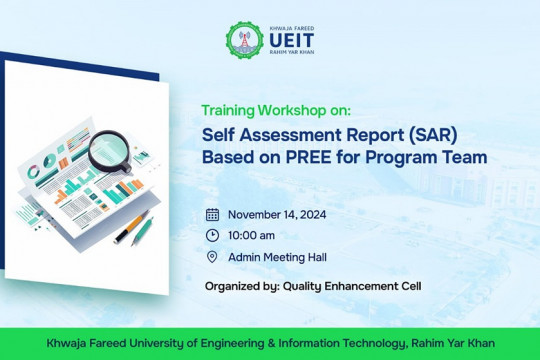 Training Workshop on Self Assessment Report (SAR) Based on PREE for Program Team