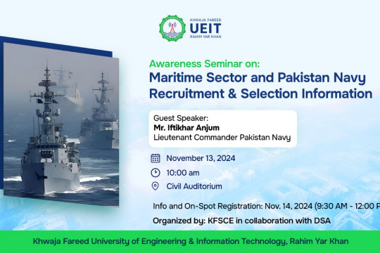 Seminar on Maritime Sector and Pakistan Navy Recruitment & Selection Information