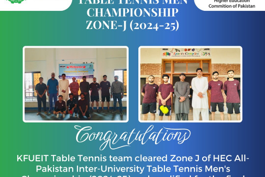 KFUEIT Table Tennis Team Qualifies for HEC Championship Finals