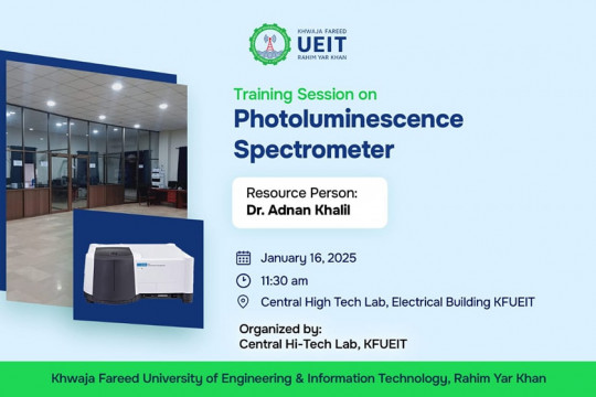 Training Session on Photoluminescence Spectrometer