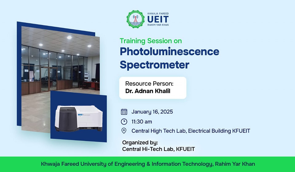 Training Session on Photoluminescence Spectrometer