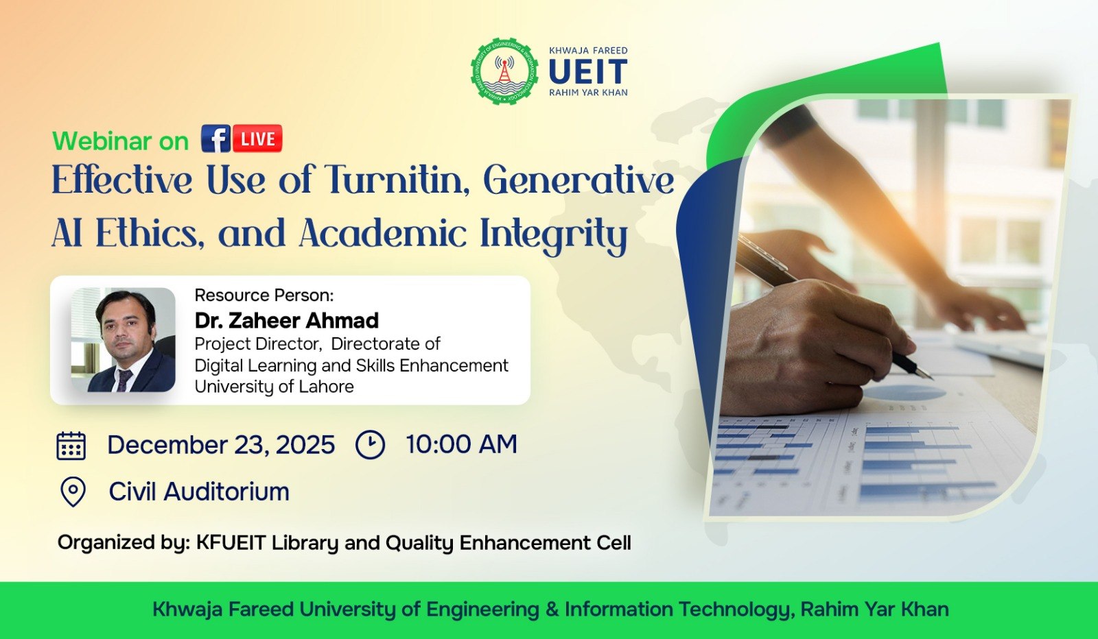 Webinar on Effective Use of Turnitin, Generative AI Ethics, and Academic Integrity