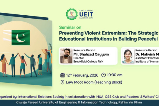 KFUEIT Seminar on Preventing Violent Extremism