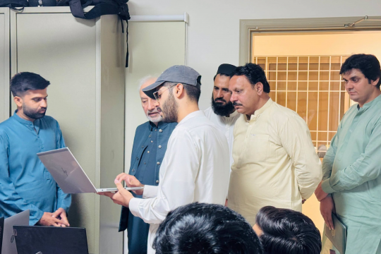 Legacy · Vice Chancellor KFUEIT Visits Sheikh Khalifa IT Center and Appreciates Skill Development Initiatives