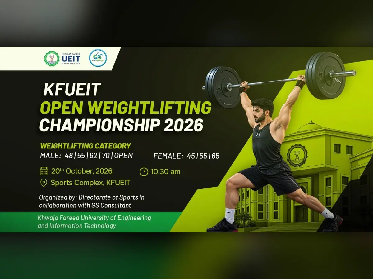 KFUEIT Open Weightlifting Championship 2026