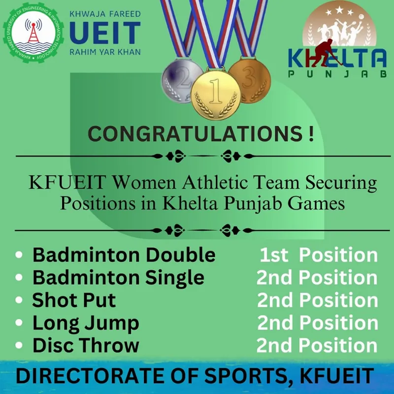 KFUEIT women athletics team